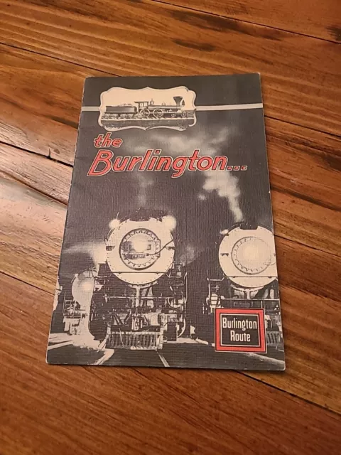 Vintage 1933 Souvenir The Burlington Route Railroad Booklet Chicago World's Fair