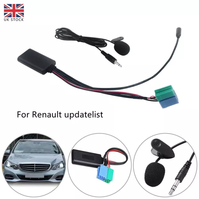 Bluetooth Module Radio AUX Receiver Cable Adapter For Renault Clio Espace Kangoo
