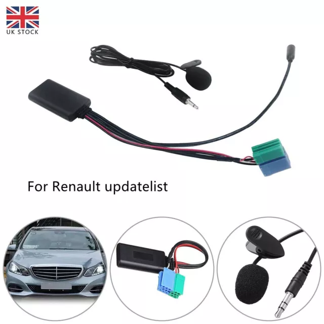 BLUETOOTH MODULE RADIO AUX Receiver Cable Adapter For Renault Clio