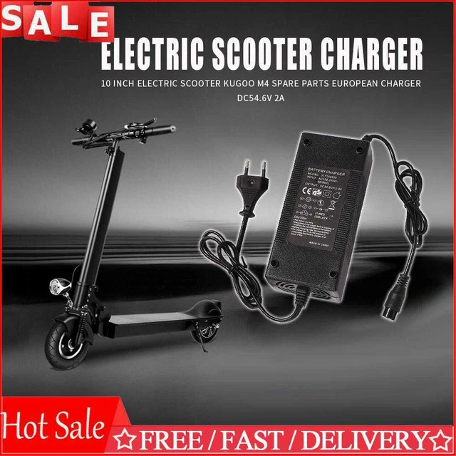 Adattatore caricabatterie scooter elettrico DC 54,6V 2A per scooter kick Kugoo M4