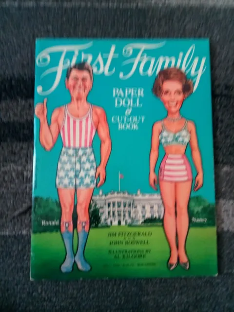 Vintage 1981 FIRST FAMILY PAPER DOLL Book - Uncut!