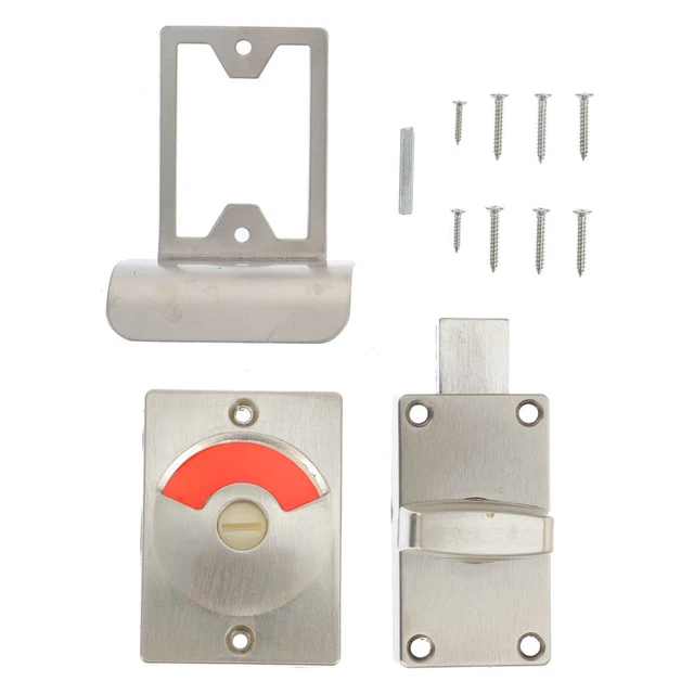 PUBLIC TOILET DOOR Latch Toilet Door Lock Public Toilet Partition Red