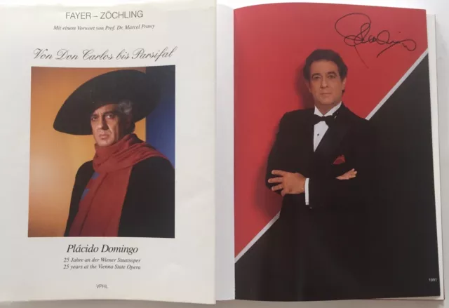 Placido Domingo signiert Buch Original Unterschrift Signatur Autogramm signed