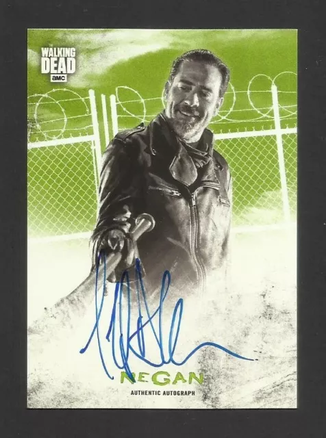 Topps The Walking Dead Hunters & Hunted Autograph Card Jeffrey Dean Morgan Negan