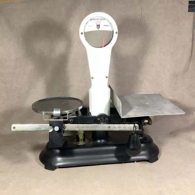 Vintage Detectogram Cast Iron Balance Scale