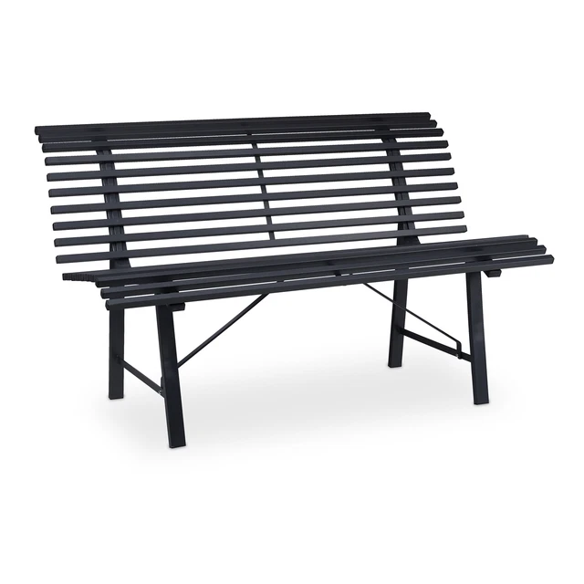 GARTENBANK 2 SITZER Sitzbank Wetterfest Parkbank St Produktbild-Vorschau 5