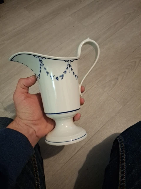 Lot De 12 Coupelles Villeroy & Boch Luxembourg - Porcelaine Blanche Motif Quadrillé - Vintage