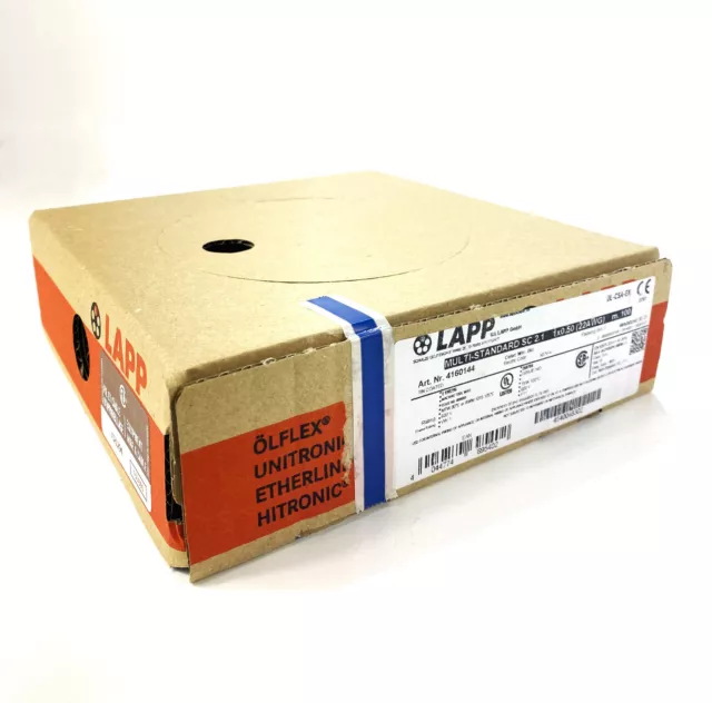 100 m lapp multistandard SC 2.1 cavo 1X0,5 mm2 cavo 4160144 Oilflex bianco-blu