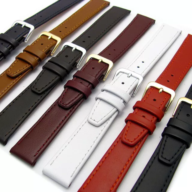 CONDOR Calf Leather Watch Strap 124R 16mm 18mm 20mm 7 Colours