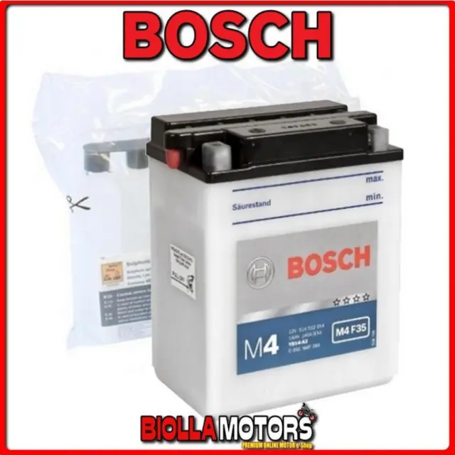 Yb14-A2 Batteria Bosch 12V 14Ah Honda Xlv750R 750 1983- 0092M4F350 Yb14A2