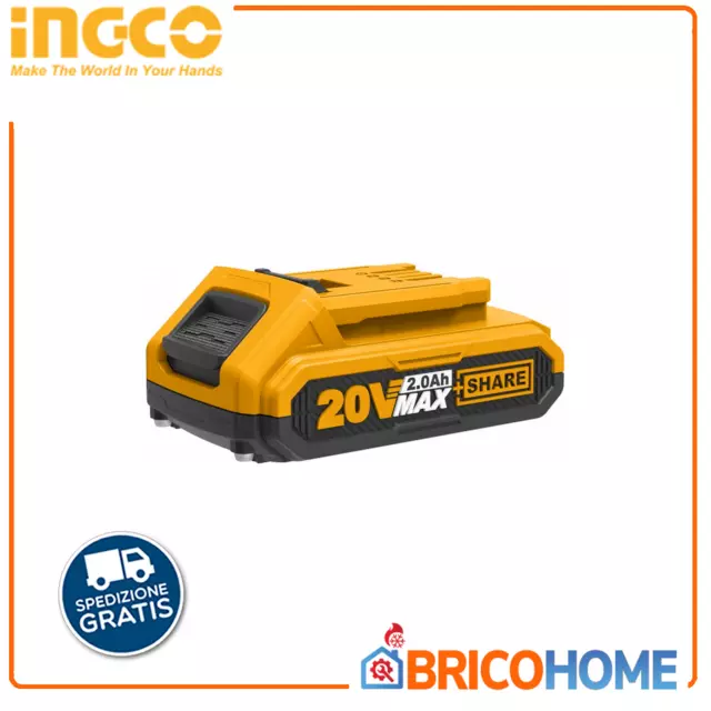 Batteria a Litio-ion 20V 2.0Ah INGCO