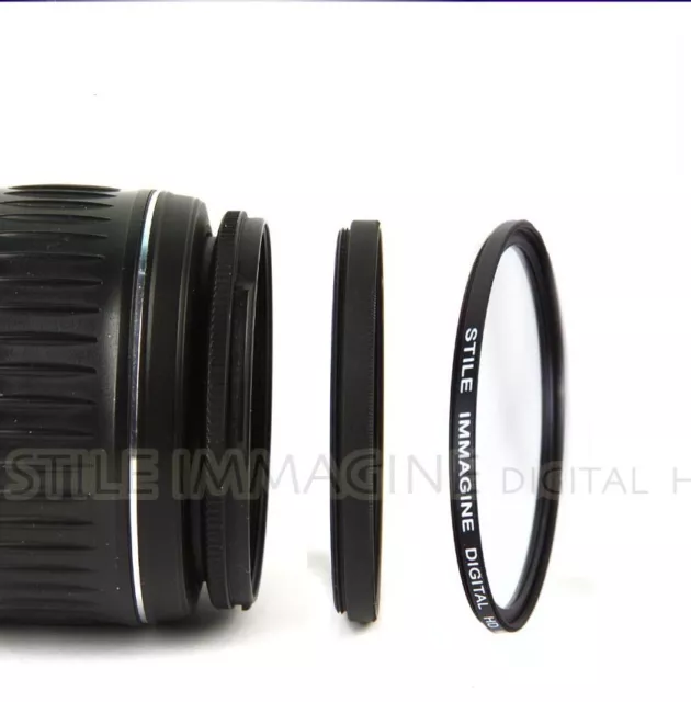 Anillo Adaptador 72-58 Para Objetivo Ø 72MM A Filtro Ø 58MM Italia Step Down