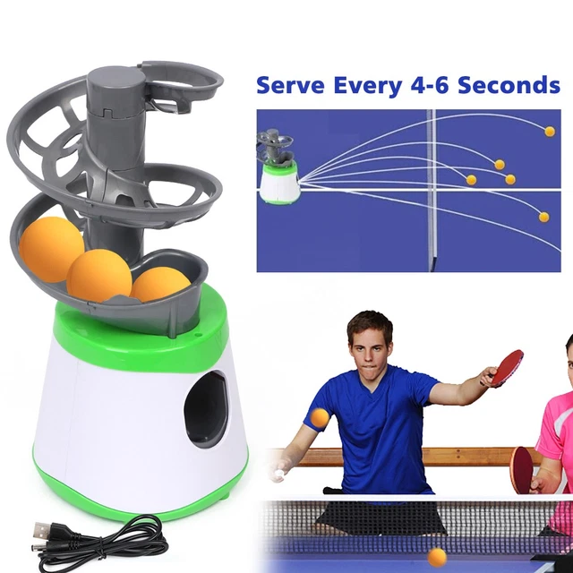 TABLE TENNIS ROBOT Machine Ping Pong Ball Automatic Training Ball ...