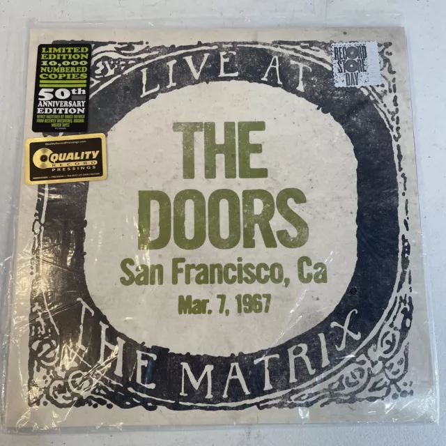 The Doors Vinyl Live At The Matrix 3/7/1967 RSD Numbered Limited 965/10,000 RSD