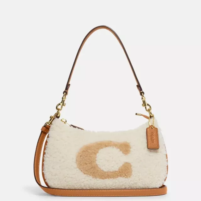 Coach Teri Shoulder Bag with Floral Embroidery