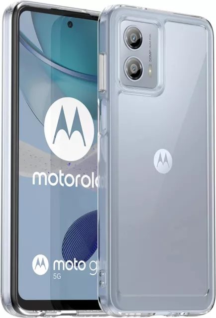 Funda Motorola Moto G53 (5G) Carcasa Gel TPU Silicona PTG + Protector Pantalla