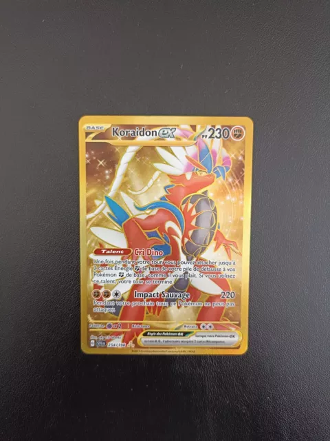 Koraidon EX 254/198 Scarlet & Violet English Secret Rare Gold PACK FRESH