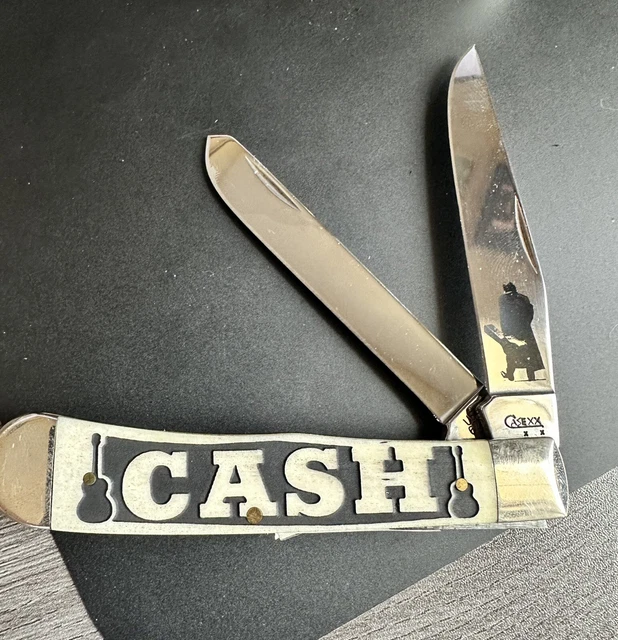 2009 CASE XX Johnny Cash Natural Trapper Licensed Pocket Knife 06771