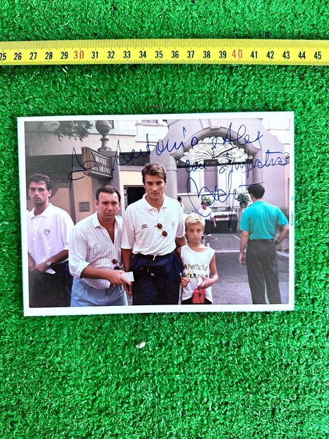 Photo Picture Photo Turin Autographe Signé Sans Maillot Match
