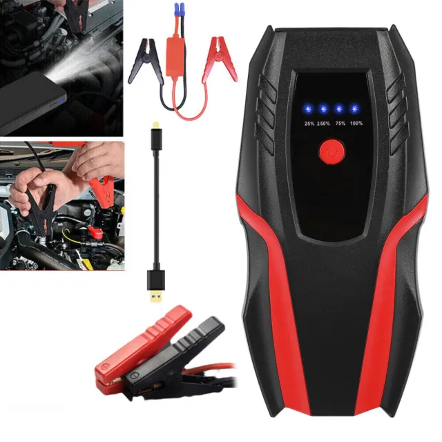 Multifunction Car Jump Starter Pack 30000mAh Booster Power Bank Battery Charger
