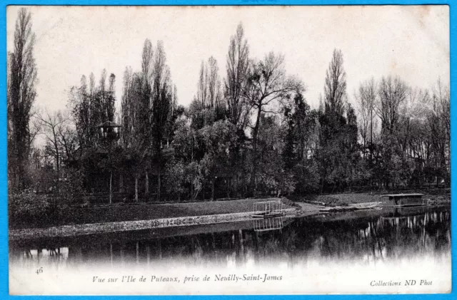 Cpa 92 Neuilly Sur Seine - Vue Sur L'ile De Puteaux