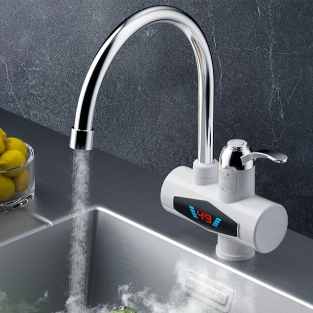 Instantan ROBINET D'EAU CHAUDE lectrique instantan e temp rature r glable UE EUR ...