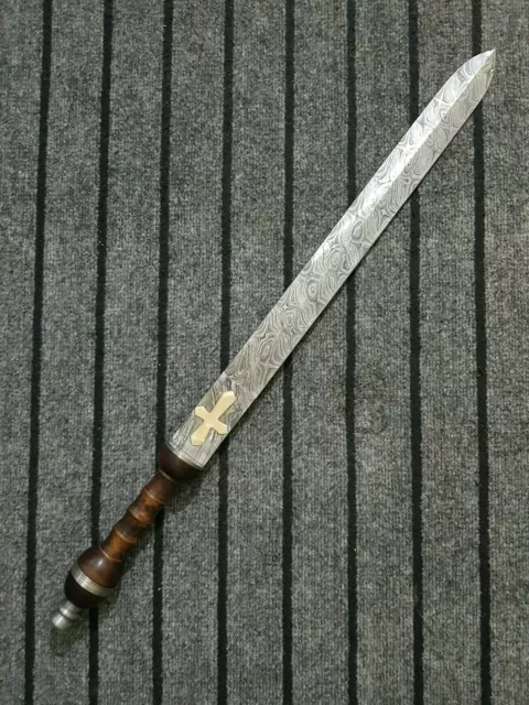 The Hunter's Choice -Hand Made 33" Damascus Steel Hunting Sword With Sheath