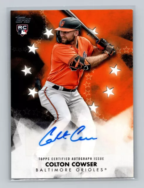 2024 Topps Colton Cowser RC Baseball Stars Auto Baltimore Orioles