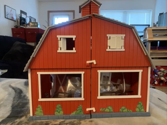 Breyer Little Bits Paddock Pals Horse Barn Stable Ranch AS-IS For Parts & Pieces