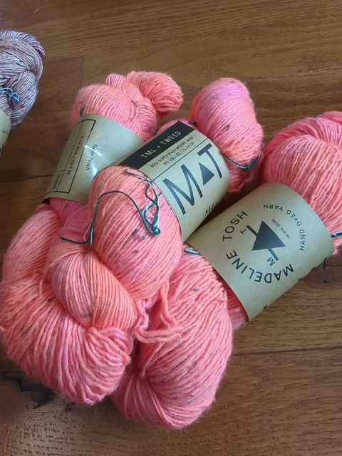 Madelinetosh TML tweed set of 3; 420yds fingering 90/8/2 SWmerino/viscose/nylon