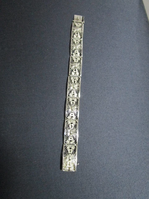 Hübsches 835er Silber filigranes Armband