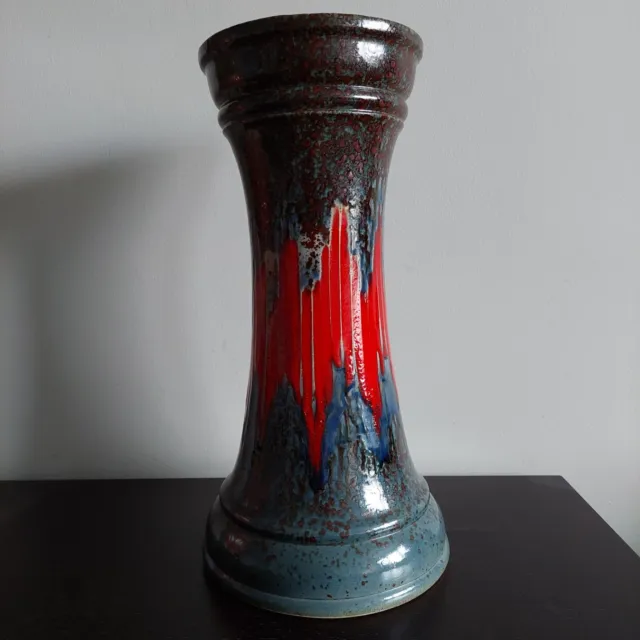 Vintage Scheurich West Germany LORA Fat Lava Keramik Pottery 703-45 Vase