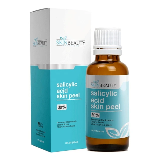 SALICYLIC ACID SKIN Cosmetic Peel Acne Wrinkles Dull Clogged Pores