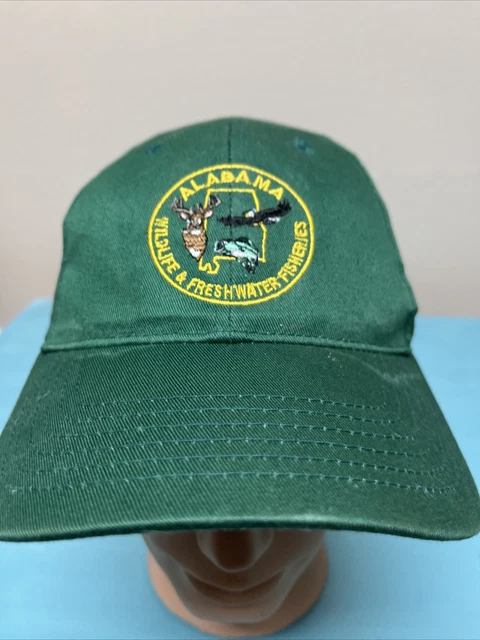 Green Alabama Wildlife Freshwater Fisheries Strapback F&E Sportswear Brand Cap