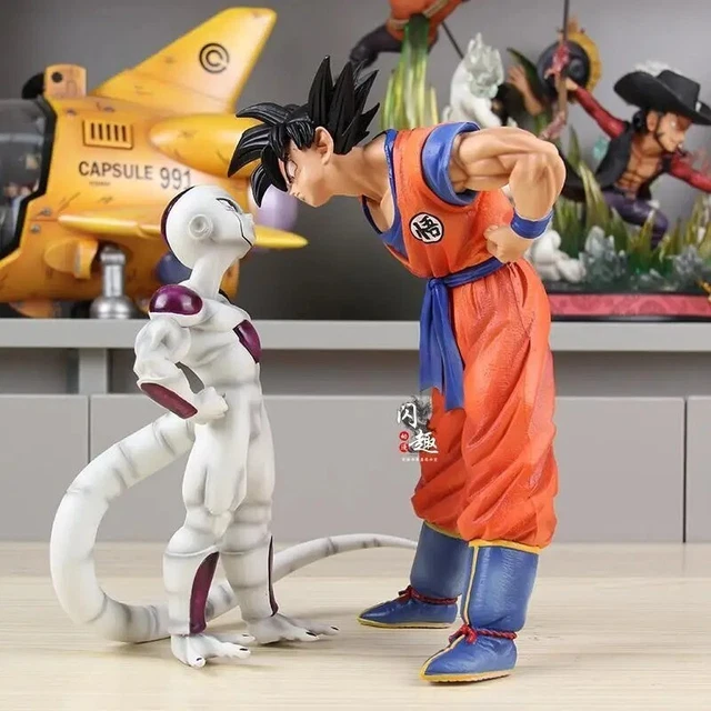 24CM DRAGON BALL Son Goku vs Frieza Anime Figure Epic Clash Action