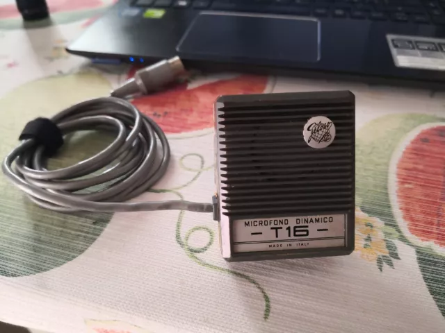 Microfono T16 Geloso Registratore Geloso