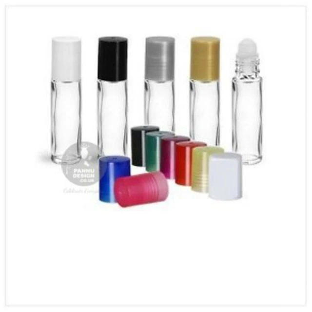 10ml Vetro Spray Bottiglia Portatile Profumo Atomizzatore Campione Nero Argento