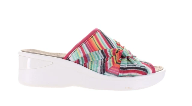 Bzees Womens Smile Ii Multi Sandals Size 7 (7117048)