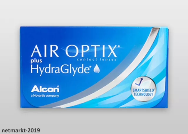 Alcon Kontaktlinsen Air Optix HYDRAGLYDE 1 x 6 Stück Monatslinsen