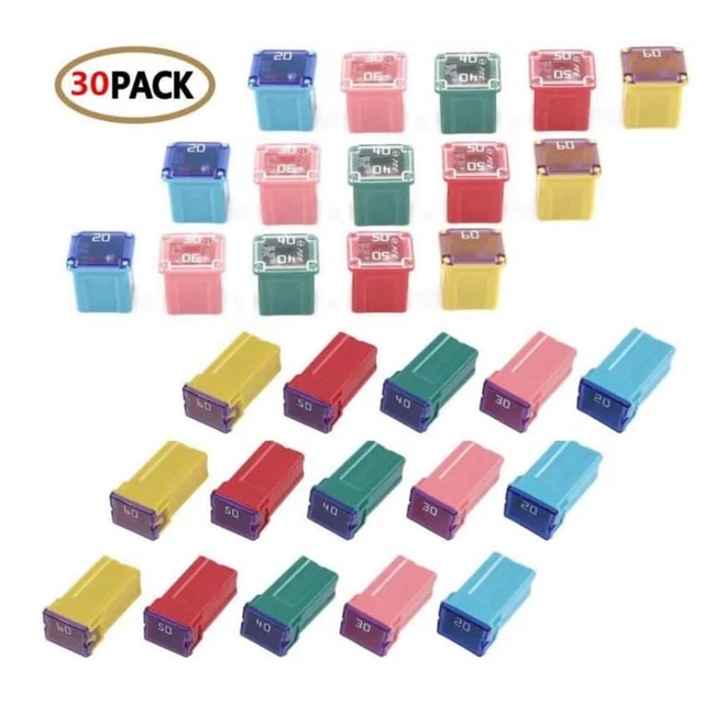 Set fusibili Aut 20A 60A PAL fusibile mini Abs rame presa lunga FMX PAL Box
