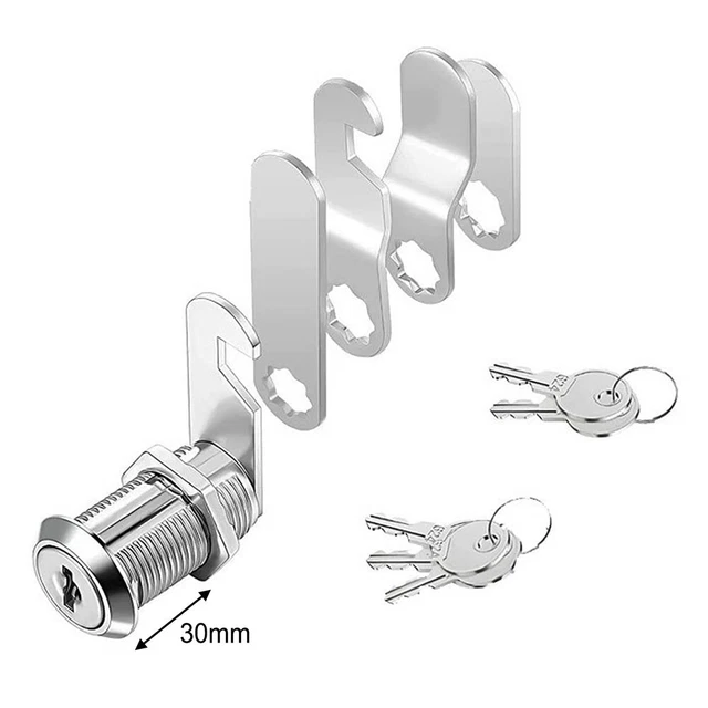 Barril de bloqueo de cámara de 16/30 mm de último diseño con 5 llaves para armarios y casilleros