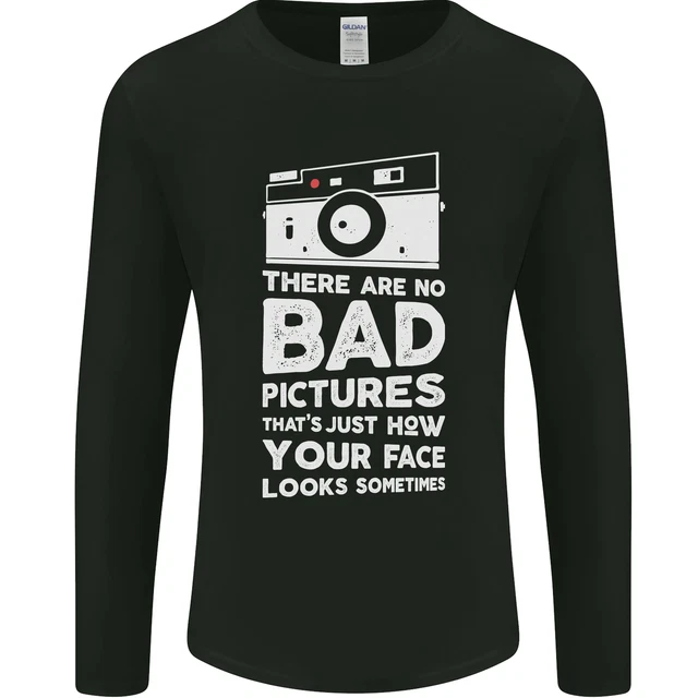 T-shirt a maniche lunghe Photography How Your Face Looks Sometimes