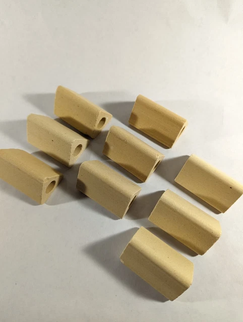 KILN POSTS Triangular  2 INCH QUANITY OF 9 KILN FURNITURE