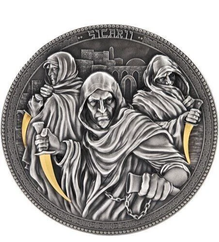 SICARII Assassins Series 2 Oz Silver Coin 5$ Niue 2023  Ready to Ship