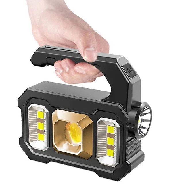 COB Lampe de poche solaire LED camping Lumière de camping Lampe de sécurité