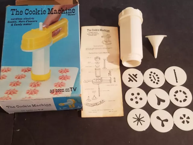 Vintage The Cookie Machine par Ronco Cookie Press Battery Operated