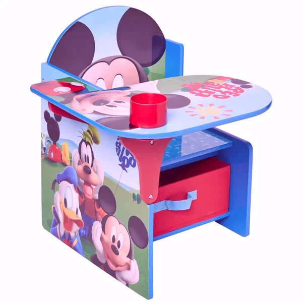 DISNEY MICKEY MOUSE Chair Desk with Storage Bin by Delta Children 40.