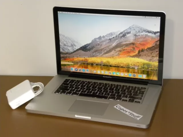 Apple Macbook Pro 15" A1286 Mid 2010 i5 2.4GHz 250GB SSD 8GB 10.13 High Sierra