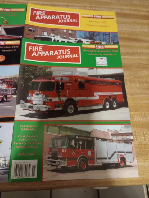 Fire Apparatus Journal – 2006– Vol. 23, #1-6 – Complete Year, Six Issues 2