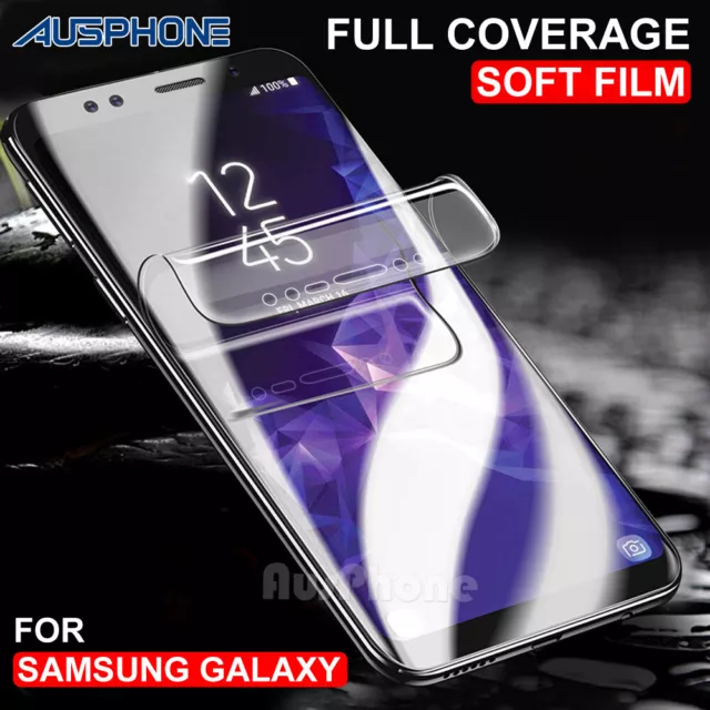 HYDROGEL AQUA Screen Protector For Samsung Galaxy S9 S8 Plus Note 8 9 S7 Edge